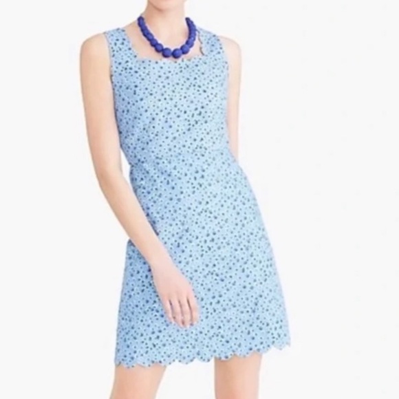 J. Crew Scalloped Floral Sheath Dress - Picture 3 of 5